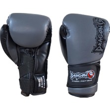 Dragon Do 30376-P Gri Kunuri 3 Boks Eldiveni Muay Thai Eldiveni Kick Boxing Eldiveni