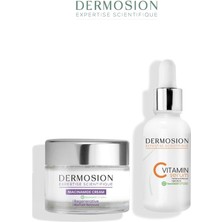 Dermosion C Vitamini Serum Niacinamide Krem Canlandırıcı 2'li Cilt Bakım Seti