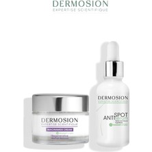 Dermosion Niacinamide Krem Anti Spot Serum Lekesiz Bir Cilt 2'li Cilt Bakım Seti