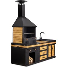 Theragone Anka Cool Chef Barbekü 40 x 60 x 202 cm