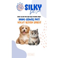 Sılky – Kedi Vücut / Tüy ve Pati Hijyen Spreyi   ( Nano Gümüş – 100ml )