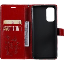 Bdt Shop Oppo Için Flip Case Card 5 Pro 5g Darbeye Kapak Kart Yuvası Standı ile Pu (Yurt Dışından)