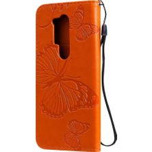 Bdt Shop Oneplus 8 Pro Için Flip Case Darbeye Kapak Pu Deri Kart Yuvası ile (Yurt Dışından)