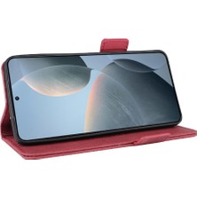 Bdt Shop Xiaomi Poco F6 Pro Deri Kart Tutucu ile Folio Flip Case (Yurt Dışından)