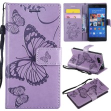 Bdt Shop Sony Xperia Z3 Mini Pu Deri Darbeye Kapak Için Flip Case Manyetik (Yurt Dışından)