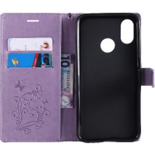 Bdt Shop Xiaomi 8 Için Flip Case Kickstand Darbeye Kapak Kart Yuvası ile Pu (Yurt Dışından)