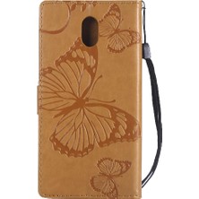 Bdt Shop Kart Yuvası Standı ile Nokia 3 Için Flip Case Pu Deri Flip Kickstand Kapak (Yurt Dışından)