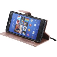 Bdt Shop Sony Xperia Z3 Mini Pu Deri Darbeye Kapak Için Flip Case Manyetik (Yurt Dışından)