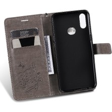 Bdt Shop Samsung Galaxy A10S Manyetik Kapak Için Flip Case Pu Deri Kapak Kickstand (Yurt Dışından)