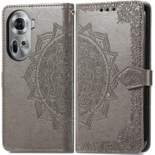 Bdt Shop Oppo Oppo 11 5g Flip Kapak Için Flip Case Zarif Desen Deri Kılıf (Yurt Dışından)