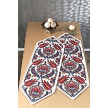 Çeyiz Diyarı Pınar 2li Lüks Runner 45X140 cm