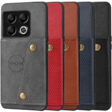 YH Market Oneplus 10 Için Cüzdan Kılıf Pro Kart Tutucu Kickstand Darbeye Koruyucu (Yurt Dışından)