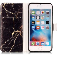 YH Market Iphone 6 Için Flip Case/6s Pu Deri Cüzdan Mermer Desen Tam Koruma (Yurt Dışından)