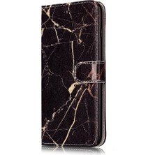 YH Market Iphone 6 Için Flip Case/6s Pu Deri Cüzdan Mermer Desen Tam Koruma (Yurt Dışından)