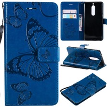 YH Market Nokia 5 Flip Kickstand Darbeye Kapak Manyetik Kapak ile Flip Case (Yurt Dışından)