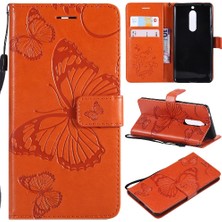 YH Market Nokia 5 Flip Kickstand Darbeye Kapak Manyetik Kapak ile Flip Case (Yurt Dışından)