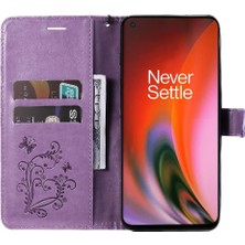 YH Market Oneplus Nord 2 5g Darbeye Kapak Pu Deri Flip Kickstand Için Flip Case (Yurt Dışından)