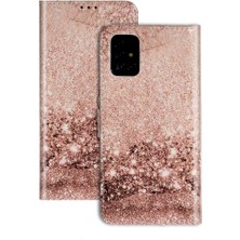 YH Market Samsung Galaxy A71 4g Manyetik Tam Koruma Mermer Kart Için Flip Case (Yurt Dışından)