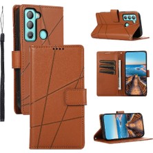 Mellow Shop Tecno Pop 5 Lte Şok Emici Darbeye Dayanıklı Kickstand Üç Için Flip Case (Yurt Dışından)