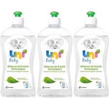 Uni Baby Biberon ve Emzik Temizleyici 500ML (3 Lü Set)