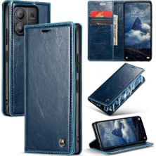 Manyi Mall Xiaomi Redmi Not Için Flip Case 13 Pro 5g Retro Cüzdan Kapak Kickstand (Yurt Dışından)