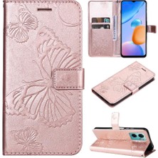 Manyi Mall Xiaomi Redmi Için Flip Case 10 5g Manyetik Kapak Pu Deri Kart Yuvası ile (Yurt Dışından)