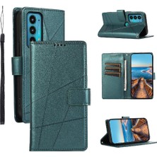 Manyi Mall Motorola Kenar 20 Darbeye Kickstand Şok Emici Kart Için Flip Case (Yurt Dışından)