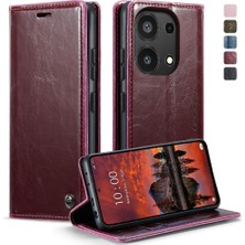 Manyi Mall Xiaomi Redmi Not 13 Pro 4g Için Flip Case Çılgın At Pu Deri Retro (Yurt Dışından)