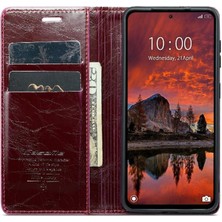 Manyi Mall Xiaomi Redmi Not 13 Pro 4g Için Flip Case Çılgın At Pu Deri Retro (Yurt Dışından)