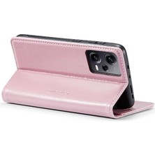 Manyi Mall Xiaomi Poco X5 Pro 5g Için Flip Case Kart Tutucu Çılgın At Pu Deri (Yurt Dışından)