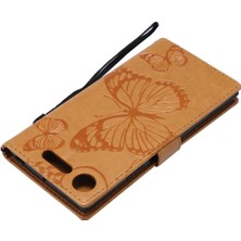 Manyi Mall Sony Xperia Xperia Için Kart Yuvası Standı ile Flip Case Kickstand Pu (Yurt Dışından)