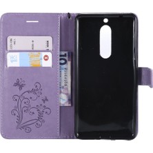 Manyi Mall Nokia 5 Flip Kickstand Darbeye Kapak Manyetik Kapak ile Flip Case (Yurt Dışından)