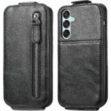 Manyi Mall Samsung Galaxy M15 Için Fermuarlar Flip CASE/F15 5g Moda Tasarım Cüzdan Kılıf (Yurt Dışından)