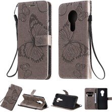 Manyi Mall Nokia 7.2 Darbeye Kapak Pu Deri Flip Kickstand ile Flip Case (Yurt Dışından)