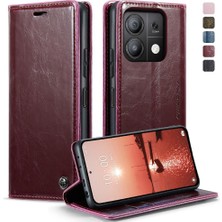 Manyi Mall Xiaomi Redmi Not Için Flip Case 13 Pro 5g Retro Cüzdan Kapak Kickstand (Yurt Dışından)