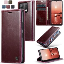 Manyi Mall Xiaomi Redmi Not Için Flip Case 13 Pro 5g Retro Cüzdan Kapak Kickstand (Yurt Dışından)