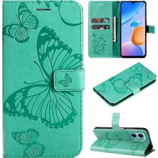 Manyi Mall Xiaomi Redmi Için Flip Case 10 5g Manyetik Kapak Pu Deri Kart Yuvası ile (Yurt Dışından)