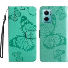 Manyi Mall Xiaomi Redmi Için Flip Case 10 5g Manyetik Kapak Pu Deri Kart Yuvası ile (Yurt Dışından)