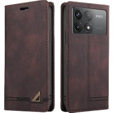 Manyi Mall Xiaomi Poco F6 Pro Premium Deri Premium Deri Iki Için Flip Case (Yurt Dışından)