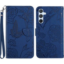 Manyi Mall Samsung Galaxy Flip 5g Anti-Damla Koruma Çiçekler ve ile Flip Case (Yurt Dışından)