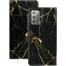 Manyi Mall Samsung Galaxy Not 20 Için Flip Case Kart Yuvaları Tutucu Pu Deri Cüzdan (Yurt Dışından)