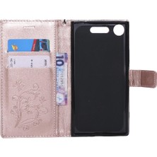 Manyi Mall Sony Xperia Xperia Için Kart Yuvası Standı ile Flip Case Kickstand Pu (Yurt Dışından)