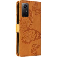 Manyi Mall Xiaomi Redmi Not 12S Için Flip Case 4g Manyetik Kapak ile Kickstand Çevirin (Yurt Dışından)