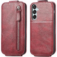 Manyi Mall Samsung Galaxy M15 Için Fermuarlar Flip CASE/F15 5g Moda Tasarım Cüzdan Kılıf (Yurt Dışından)