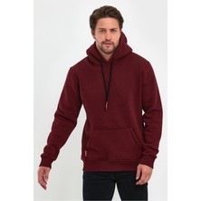 Yakamel Erkek 3 Iplik Kapşonlu Oversize Sweatshirt