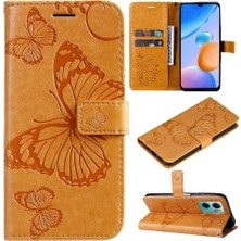 Manyi Mall Xiaomi Redmi Not 11E Için Flip Case Pu Deri Darbeye Kapak Manyetik (Yurt Dışından)