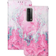 Manyi Mall Huawei P Akıllı 2021 Pu Deri Cüzdan Tam Koruma Kartı Için Flip Case (Yurt Dışından)