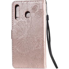 Manyi Mall Samsung Galaxy M30 Manyetik Kapak Flip Kickstand Darbeye Kapak (Yurt Dışından)