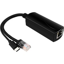 Bearrt Poe - Usb-C 5V Adaptör, Ieee 802.3AF/AT, 4'lü, Güvenlik Kameraları Vb. Için Uygundur (Gigabit) (Yurt Dışından)