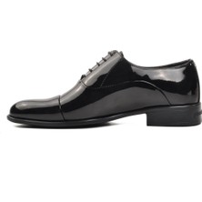 Pierre Cardin 70PC20 Groom Siyah Rugan  Deri Erkek Klasik Ayakkabı